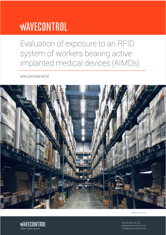Evaluation of exposure to an RFID system of workers bearing active implanted medical devices (AIMDs) 