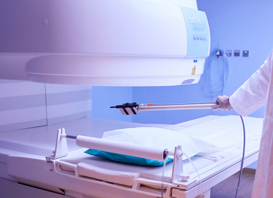 Monitoring EMF radiation around magnetic resonance imagers MRI