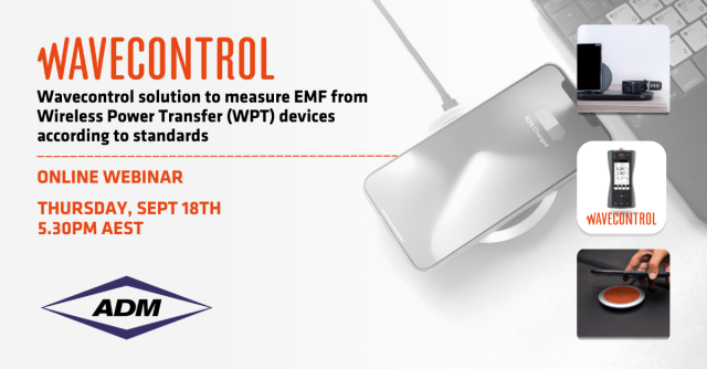 Upcoming Wavecontrol Webinar – Wireless Power Transfer EMF Measurement.