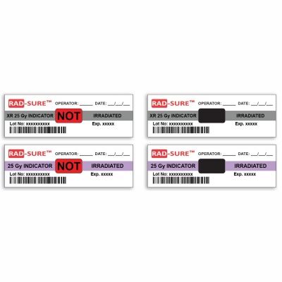 Ashland Radsure 25 GY Labels