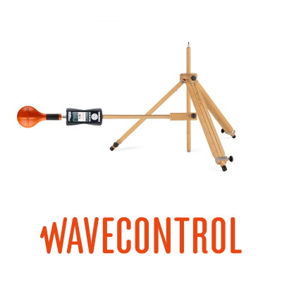 Wooden tripod for Wavecontrol SMP2 EMF Monitor