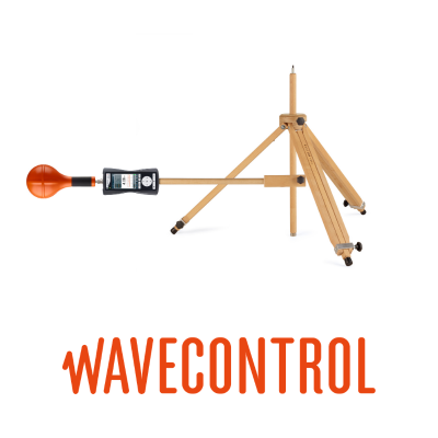 Wooden tripod for Wavecontrol SMP3 EMF Monitor