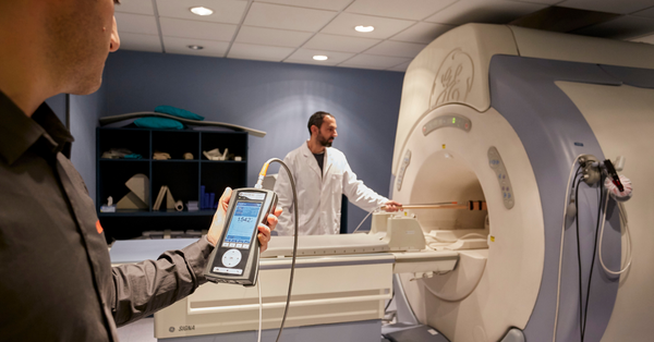 Testing EMF fields around an MRI Scanner